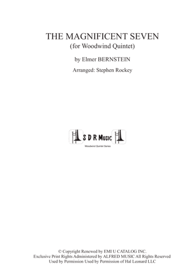 The Magnificent Seven (arr. Arranged by Stephen Rockey)