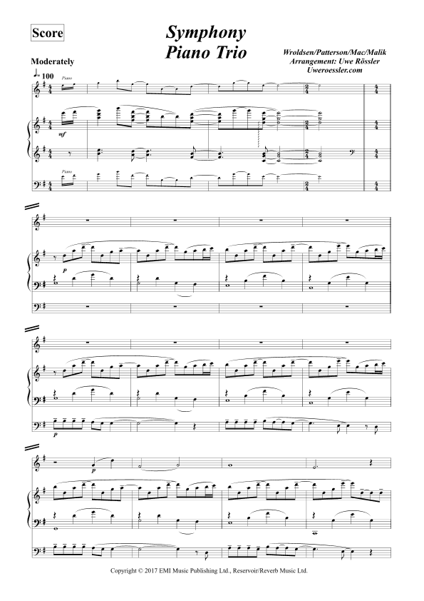 Symphony (arr. Uwe Roessler / Rössler / Rassler)
