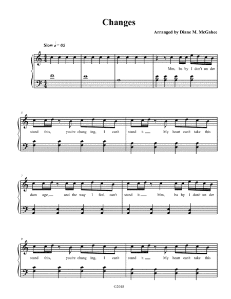 Changes (arr. Diane M. McGahee)
