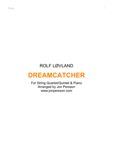Dreamcatcher (arr. Jon Persson)