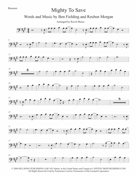 Mighty To Save (arr. Kevin Busse)