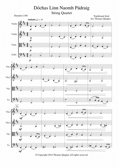 Dóchas linn Naomh Pádraig (arr. Thomas Quigley)