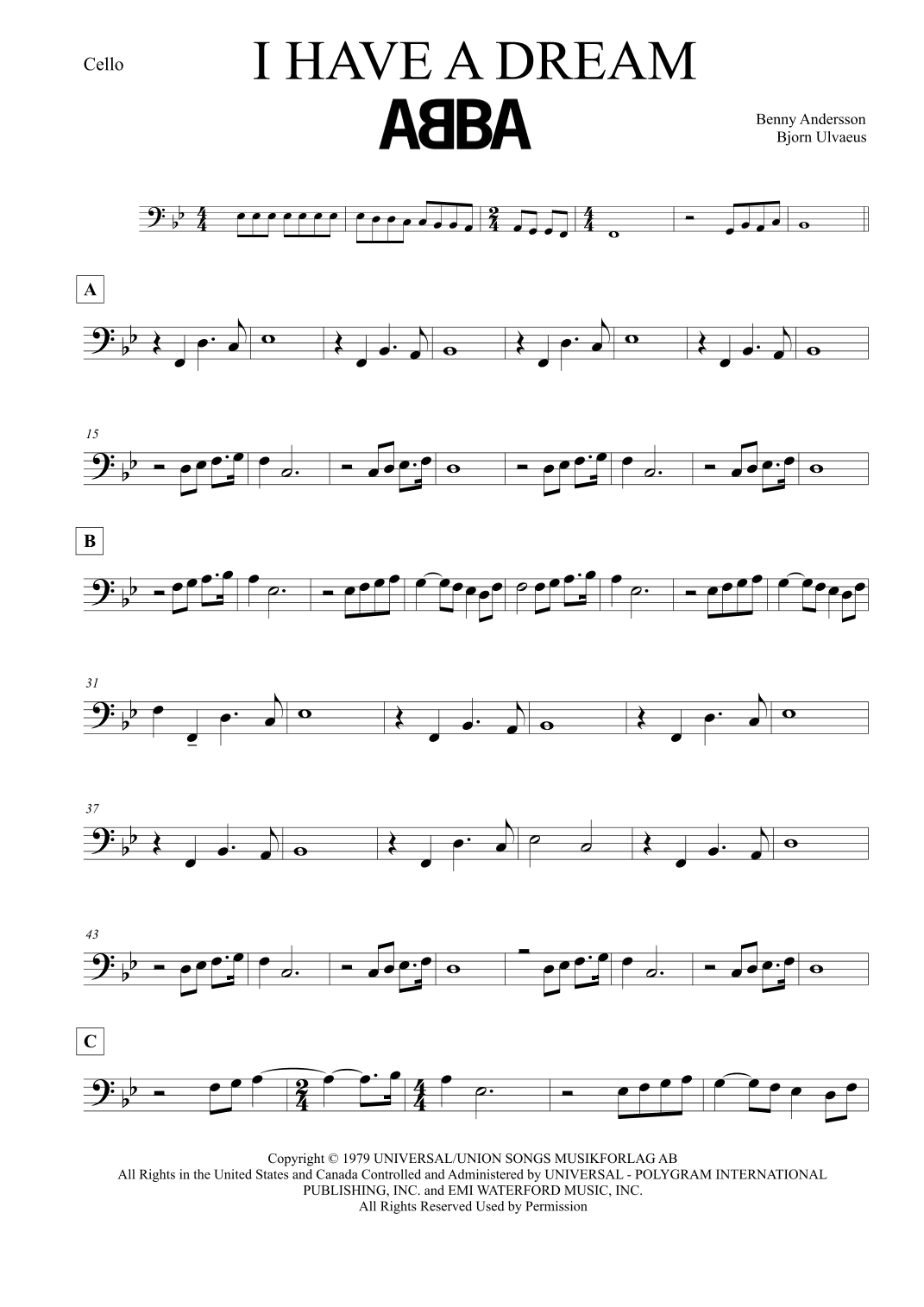 I Have A Dream (arr. Leo Silva)