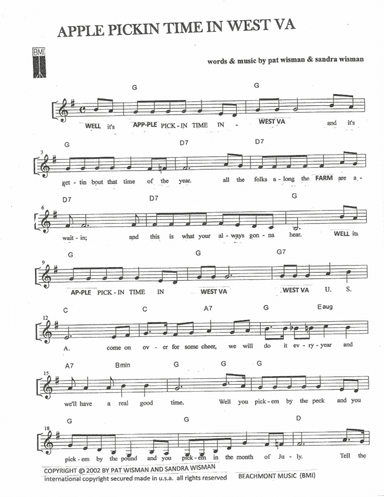 APPLE PICKIN TIME IN WEST VA