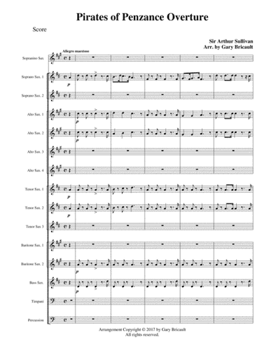 Pirates of Penzance Overture (arr. Gary Bricault)