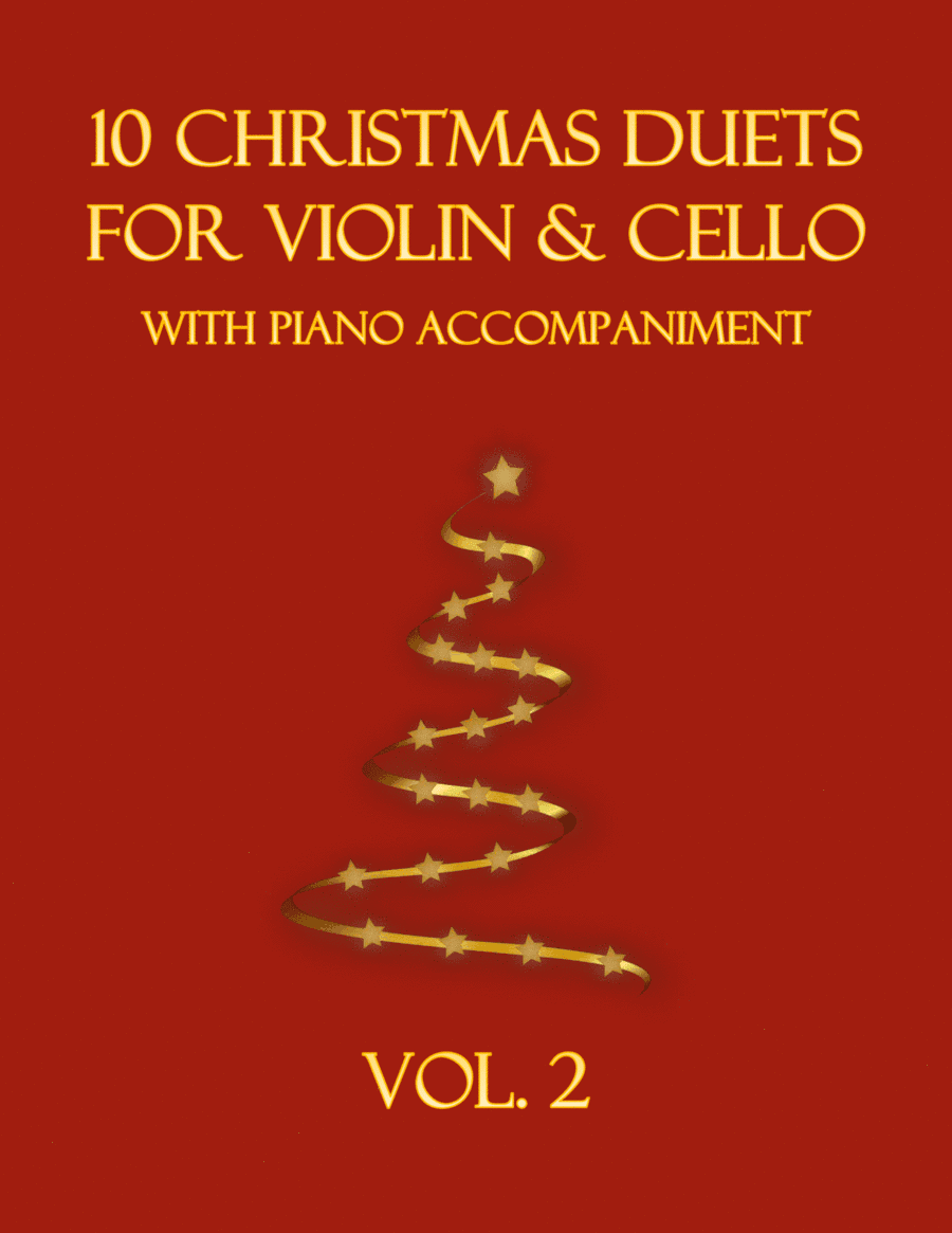 10 Christmas Duets for Violin and Cello with Piano Accompaniment (Vol. 2) (arr. B. C. Dockery)