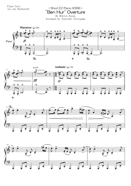 Ben Hur Theme (arr. Tsuyoshi Yoroiguma)