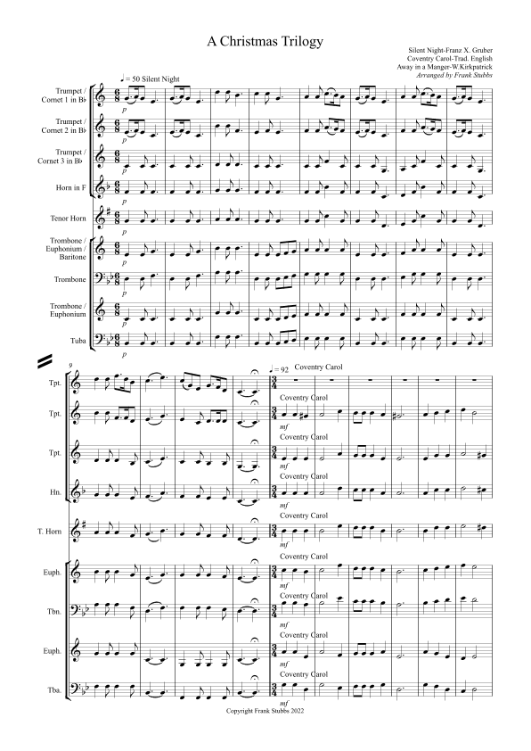 A Christmas Trilogy (arr. Frank Stubbs)