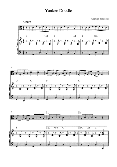 Yankee Doodle (arr. Kaiserin Rebecca)