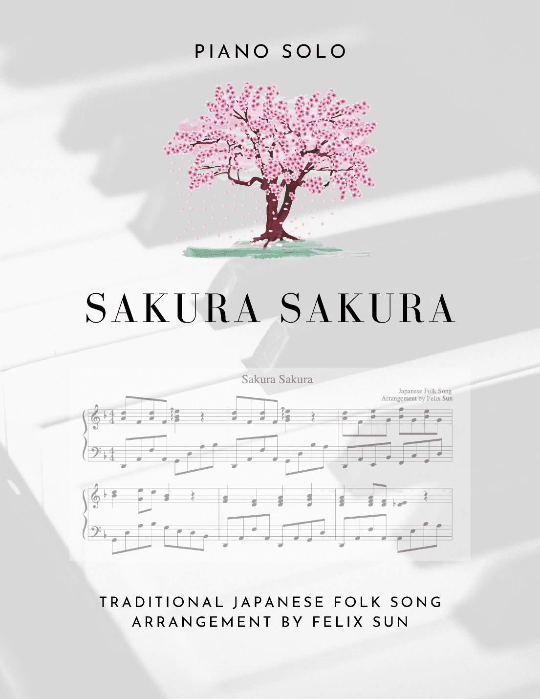 Sakura Sakura (Piano Solo) - Japanese Folk Song (arr. Felix Sun)