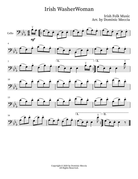 Irish WasherWoman (arr. Dominic Meccia)
