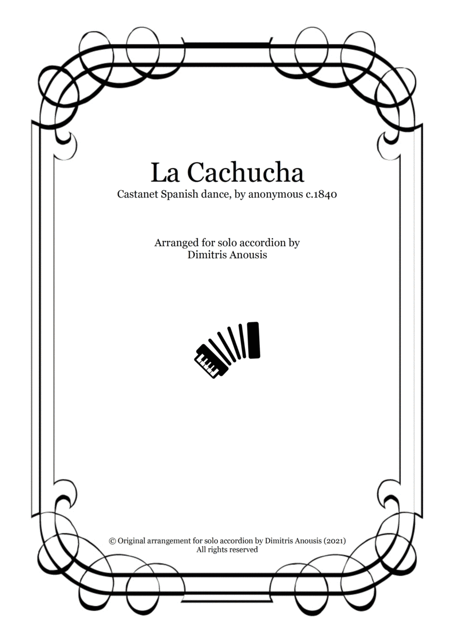 La Cachucha (castanet spanish dance) - Amazing solo accordion arrangement (arr. Dimitris Anousis)