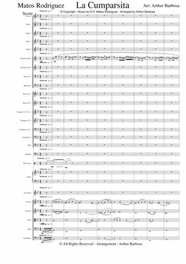 La Cumparsita (arr. Arthur Barbosa)