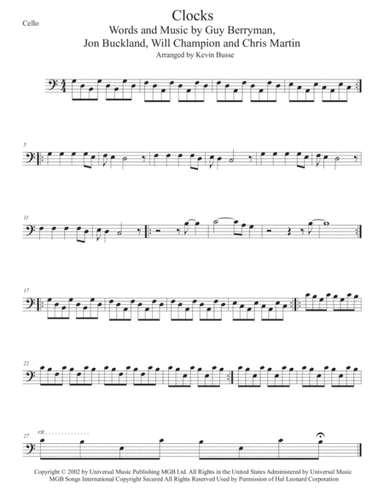 Clocks (arr. Kevin Busse)