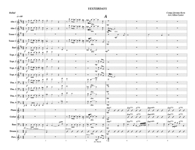 Yesterdays (arr. Allen Carter)
