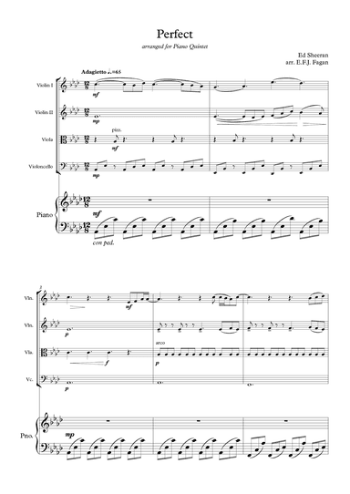 Perfect (arr. E.F.J. Fagan)