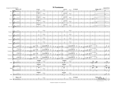 Seventy Six Trombones (arr. Dean Mounts)
