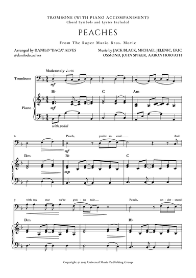 Peaches (arr. Danilo "Daca" Alves)