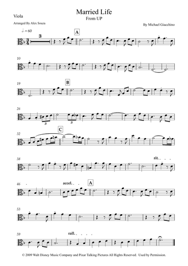 Married Life (arr. Alex Souza)