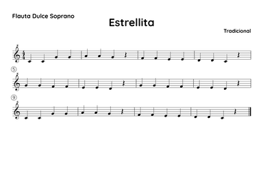 Estrellita - C (arr. SUZUME)