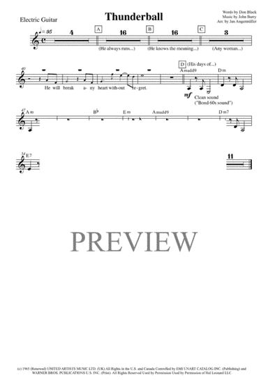 Thunderball (arr. Jan Angermüller)