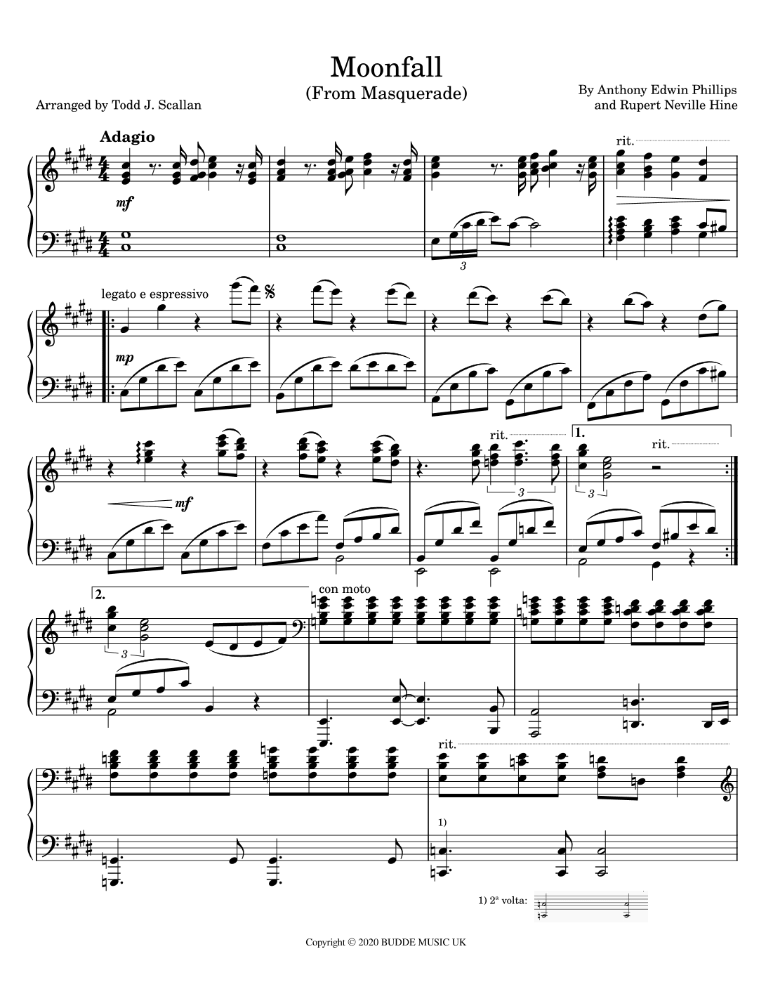 Moonfall (arr. Todd J. Scallan)