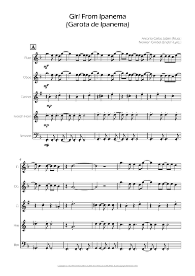 The Girl From Ipanema (garôta De Ipanema) (arr. Ygor Nunes)