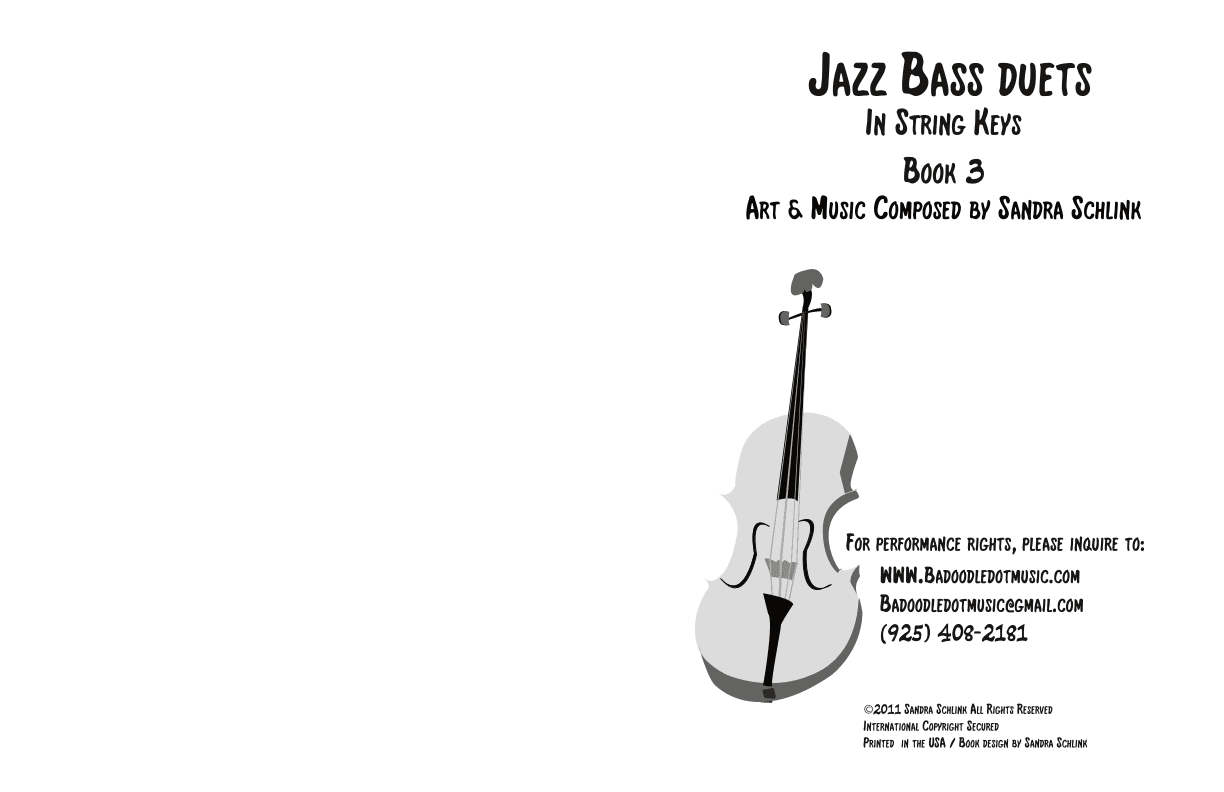 Jazz Bass Book 3 in String keys
