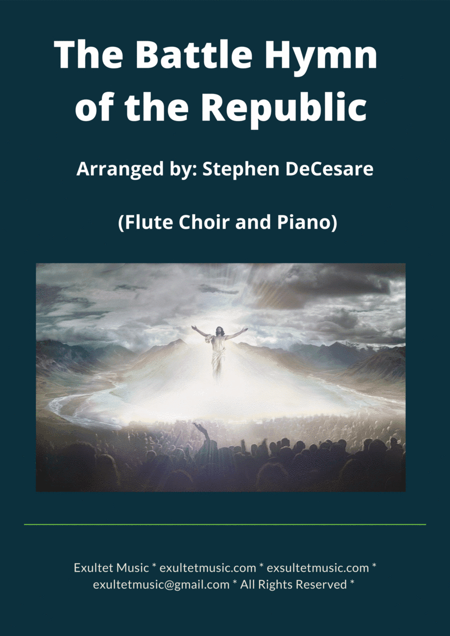 The Battle Hymn of the Republic (Flute Choir and Piano) (arr. Stephen DeCesare)