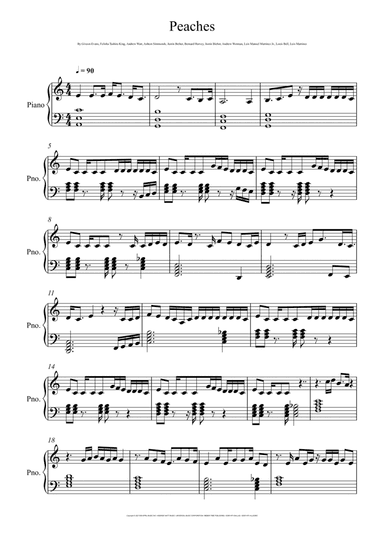 Peaches (arr. André Laitano)