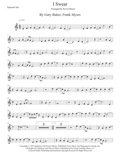I Swear (arr. Kevin Busse)