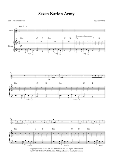 Seven Nation Army (arr. Tom Drummond)
