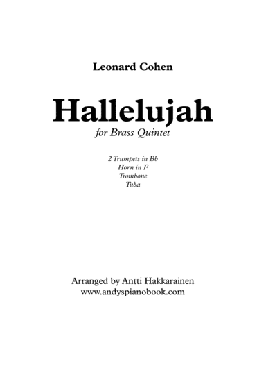 Hallelujah (arr. Antti Hakkarainen)