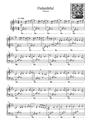 Unfaithful (arr. eduardo)