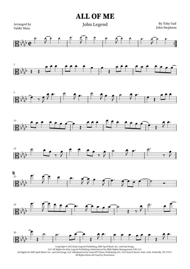 All Of Me (arr. Valdir Maia)