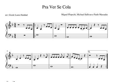 Pra Ver Se Cola (arr. Gisele Laura Haddad)