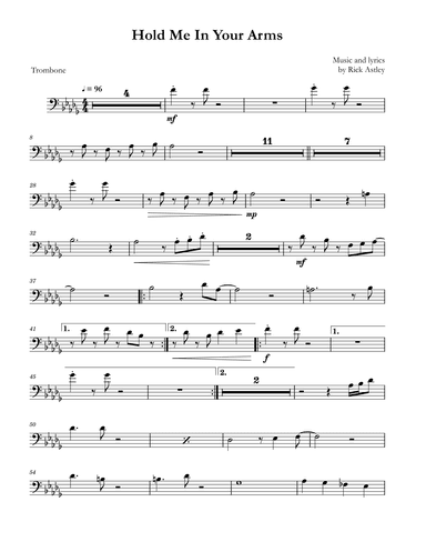 Hold Me In Your Arms (arr. David Lartey)