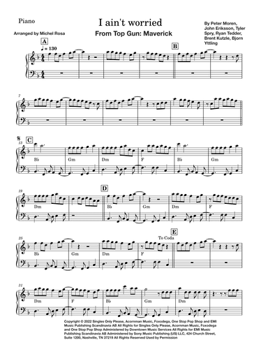 I Ain't Worried (arr. Harmonistas)