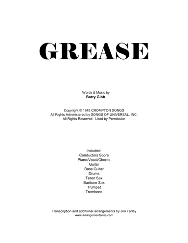 Grease (arr. Jim Farley)