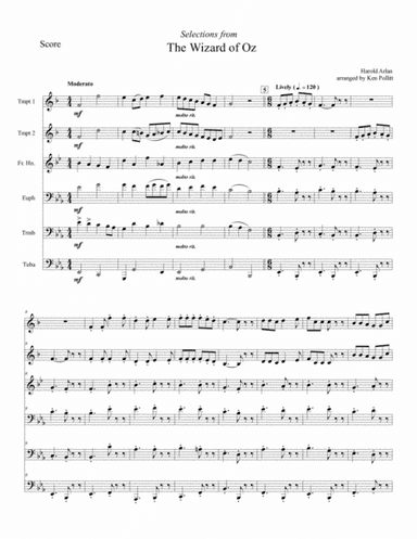 Selections from The Wizard of Oz (arr. Ken Pollitt)