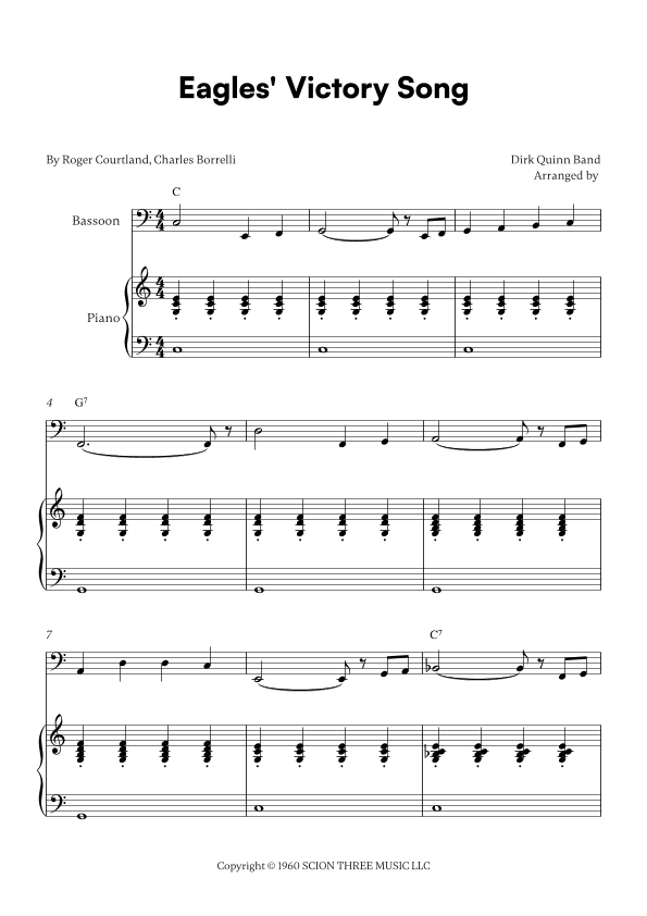 Eagles' Victory Song (arr. Cadenza Editions)