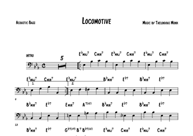 Locomotive (arr. The Sheet Music Library)