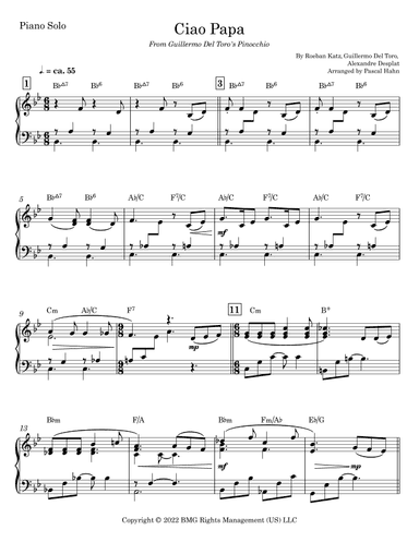 Ciao Papa (arr. Pascal Hahn)