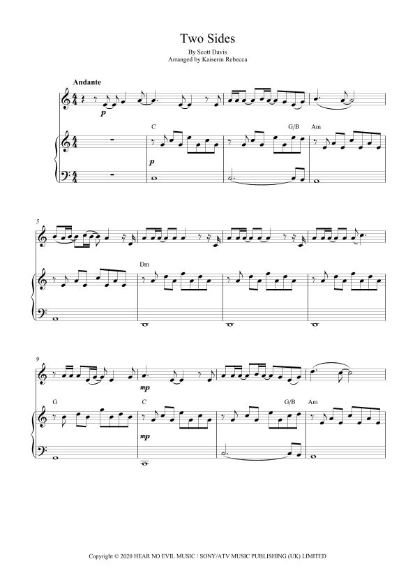 Two Sides (arr. Kaiserin Rebecca)