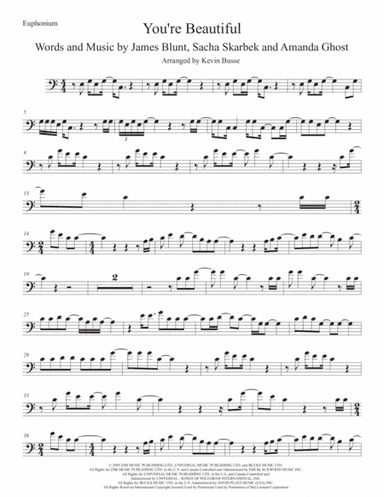 You're Beautiful (arr. Kevin Busse)