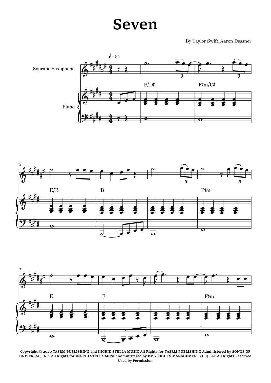 Seven (arr. Glauco Fernandes)
