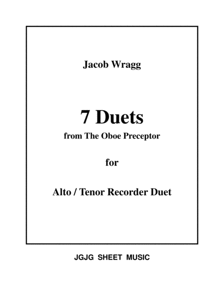 Seven Duets for Alto / Tenor Recorders (arr. James Grush)