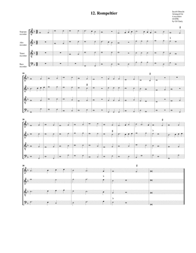 Rompeltier (arr. Gil Garty)