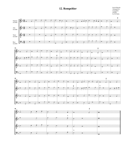 Rompeltier (arr. Gil Garty)