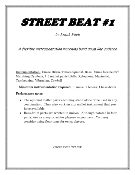 STREET BEAT #1